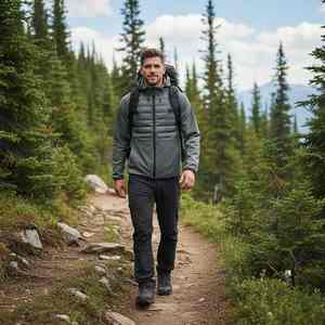 Veste matelassée hybride légère et isolante pour l'extérieur, Offre Spéciale Vendeur - Product Image 2