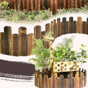 Borde de madera de medio tronco rentable: valla de borde perfecta para jardines y espacios al aire libre - Product Image 4