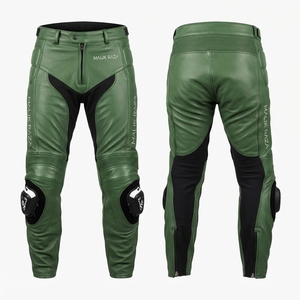 Pantalones de Cuero Personalizados para Motociclistas, Hombres y Mujeres |   Equipo de Carreras de Cuero Hecho a Medida - Product Image 1