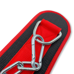 Cinturón de levantamiento de pesas de cuero de gamuza con hebilla de palanca de 13 mm, ajustable, ligero, con soporte para la espalda, para gimnasio, fitness, culturismo, cadena de acero - Product Image 3