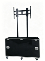 X-BASON OEM/ODM Flight case pour téléviseurs à cadre en aluminium 55''/65''/70''/75''/86''/95''/100'' Écrans LED IP68 Étanche Ignifuge
