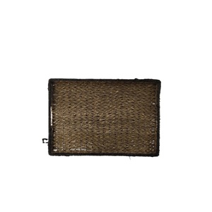 Meilleur prix pour un plateau décoratif en rotin tissé à la main, style bohème, artisanat en bambou et rotin, fabrication indienne, prix de gros. - Product Image 2