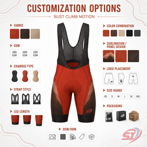 Fabricant de shorts de cyclisme personnalisés pour hommes, shorts de compression rembourrés pour vélo de route - Product Image 6