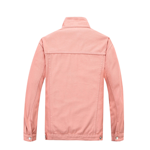 Custom Style <b>Mens</b> <b>Denim</b> <b>Jacket</b> Relaxed Fit Vintage Fashion Streetwear Comfortable Cotton Windbreaker Coat Apparel Top Wear - Product Image 2