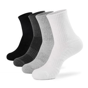 Custom Digital Printing Breathable Crew Knit Branded Design Standard Autumn Organic Cotton Sport <b>Socks</b> for Men and Women - Product Image 4