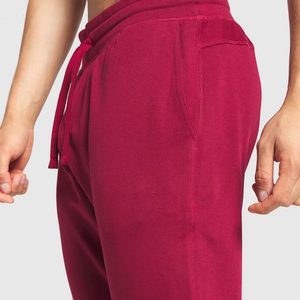 Pantalon de survêtement unisexe décontracté à jambe étroite avec cordon de serrage à la taille, coupe décontractée, Fabricant OEM en gros - Product Image 3