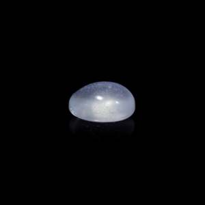 Natural Blue Moonstone Loose Gemstone 4.55 Carat Certified Brilliant Cut Raw 4mm - Product Image 3
