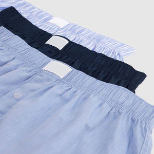Calzoncillos Bóxer de Algodón para Hombre, Diseño a Cuadros, Cintura Elástica, Transpirables, Ropa Interior Informal, Tejido de Tela Corta - Product Image 5