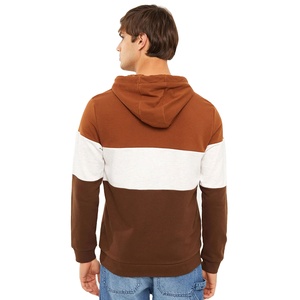 Mens Casual Sports Streetwear Hoodie 100% Cotton Winter Oversized Hooded Embroidered Logo Windproof Breathable Customizable - Product Image 4