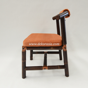 Silla de Comedor de Bambú Ecológica Tongko, Muebles de Bambú Natural Hechos a Mano para Comedor Moderno, Sala de Estar de Villa - Product Image 3