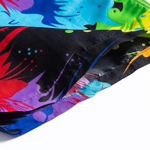 Men's Colorful Frog Print Board Shorts Quick Dry Elastic Waist Casual Mid Rise Swim Trunks 100% Polyester - Product Image 2