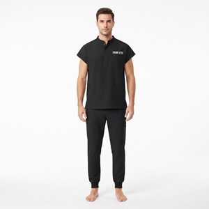 Ensemble de blouses médicales pour hommes, coton doux et polyester, uniforme d'infirmier, vêtements de travail pour le secteur de la santé, vente en gros - Product Image 3