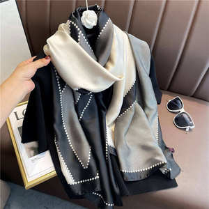 Trendy Plain Hijab for Ladies Soft Breathable Fabric Muslim Head <b>Wrap</b> Islamic Wear Wholesale - Product Image 3