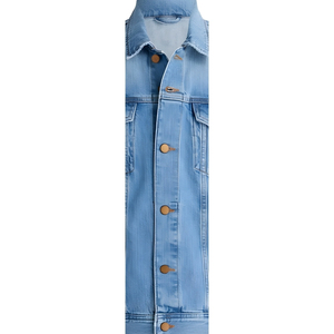 เสื้อแจ็คเก็ตเดนิมถักสำหรับผู้ชาย ราคาสุดคุ้ม สไตล์ลำลอง ทรงเข้ารูป สีพื้น เป็นมิตรต่อสิ่งแวดล้อม สไตล์วินเทจ เสื้อคลุมสำหรับฤดูหนาว - Product Image 6