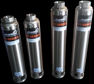 Pompe multi-étages Subwell 4 pouces 2HP haute pression en acier inoxydable, moteur électrique triphasé/monophasé, débit max. 4,2 m³/h - Product Image 1