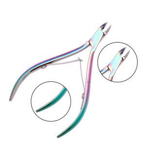 Professional Spring <b>Cuticle</b> Nipper Wide Jaw Portable Stainless Steel Nail <b>Cutter</b> for Thick Nails Toenails Competitive Price - Product Image 1