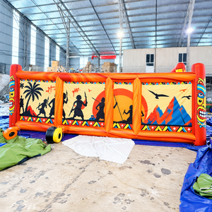 Laberinto Inflable de PVC Naranja, Circuito de Obstáculos Oxford para Niños, Juego Interactivo para Fiestas, para Niños de 3 Años, Parque Infantil Portátil para Interiores/Exteriores - Product Image 2