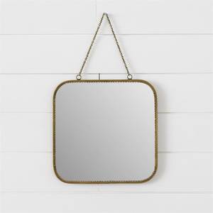 Diamond Shape Hanging Wall <b>Mirror</b> with Metal Border Wall Hanging <b>Mirror</b> | Decorative Customized <b>Mirror</b> With <b>Chain</b> - Product Image 6