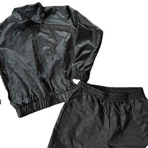 2026 Custom Summer Nylon Polyester Shell Tracksuit Two Piece Jogging Suit <b>Track</b> Windbreaker <b>Jacket</b> Shorts Sets <b>for</b> <b>Men</b> - Product Image 5