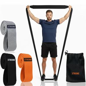 Juego de Bandas de Resistencia de Tela de Poliéster Ecológicas y Resistentes, Bandas de Bucle de 41 Pulgadas Anti-Rotura para Entrenamiento de Fuerza, OEM - Product Image 4