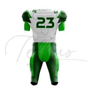Uniforme de Fútbol Americano TELLUS APPAREL al por Mayor, Pantalón Corto 100% Poliéster, Impresión Digital Personalizada con Nombre del Equipo, Servicio OEM - Product Image 3