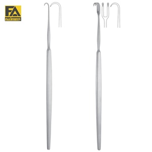 Ensemble de crochets chirurgicaux à 1 et 2 pointes pour la chirurgie générale, instrument manuel certifié CE, prix de gros - Product Image 1