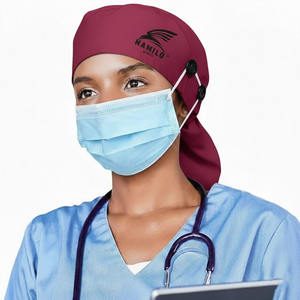 Meilleur design, logo OEM, bonnets d'infirmière élastiques et ajustables pour hommes et femmes, médecins, dentistes, chirurgiens, avec impression, chapeau d'infirmière dentaire - Product Image 5