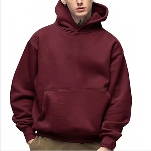 Sudadera con Capucha Extra Grande de Algodón 100% de Alta Calidad, la Más Vendida, con Logotipo Personalizado Bordado, Hombros Caídos, Invierno, Premium para Hombre - Product Image 1