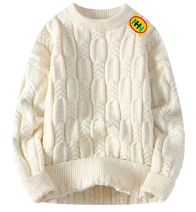 Mens Winter Custom Printed Wool/Acrylic Woolen Pillow Collar Jumper Classic Anti-Wrinkle Anti-Pilling <b>Waterproof</b> Eco-Friendly - Product Image 1