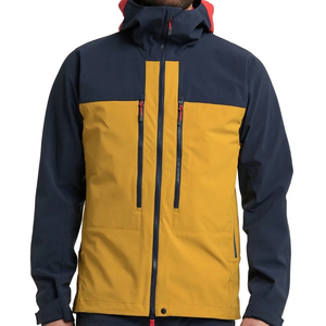 Veste de ski personnalisée, imperméable, pour homme, avec isolation, fermeture éclair intégrale et capuche, idéale pour le snowboard et les sports d'hiver. - Product Image 1