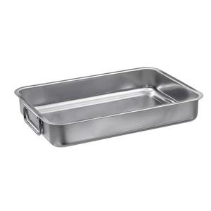 Bandeja para Hornear Portátil de Acero Inoxidable, Resistente, con Asa, Apta para Lavavajillas, para Hornear Pasteles, Lasaña y Galletas, Estilo Vintage - Product Image 1