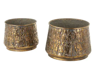 2026 Innovative Modern Round Shaped Galvanized Metal Large Decorative Iron Planter for Garden Decor at Affordably Priced - Product Image 3