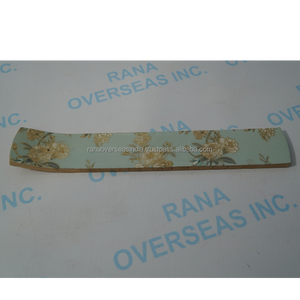 Elegante Bandeja Recolectora de Ceniza de Incienso de Madera Ecológica con Diseño Floral Pastel, Soporte para Varillas para Fragancia y Relajación en el Hogar en Verano/Otoño - Product Image 2
