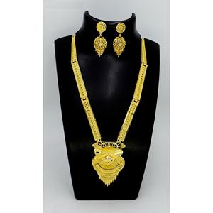 Collier court le plus vendu en vente conception de bijoux africains bijoux préférés bijoux de mariée plaqué or ensemble de colliers plaqués or - Product Image 4