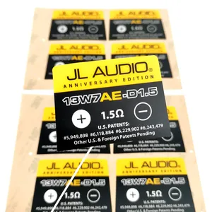สติกเกอร์ฉลากแผงควบคุมเมมเบรนโพลีคาร์บอเนตแบบพิมพ์ตามสั่ง - Product Image 1