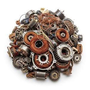 Déchets de moteurs ferreux et en cuivre prêts à l'exportation, comprenant des déchets de moteurs électriques usagés provenant d'équipements démis de service, avec emballage sécurisé - Product Image 6