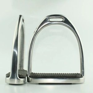 Estribos Ecuestres de Acero Inoxidable de Alta Calidad, Impresión de Logotipo Personalizado, Diseños Personalizados, Estribos para Caballos de Diseño Duradero - Product Image 1