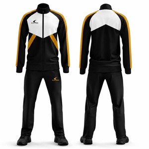 Chándal Deportivo Casual de Invierno para Adultos, con Estampado de Fútbol, Resistente al Viento, Anti-UV, de Secado Rápido, Mangas Bordadas, para Entrenamiento de Club - Product Image 1
