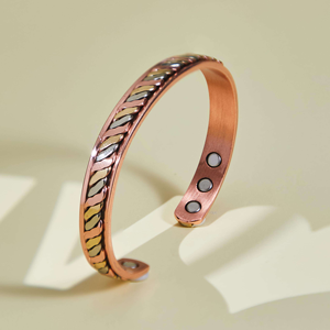 Pulseras y Anillos Magnéticos de Cobre Sólido Unisex para Terapia Bioenergética y Alivio de Artritis - Product Image 2