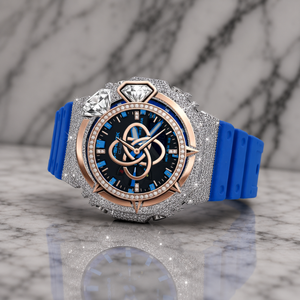 Factory Direct Full Moissanite Diamond Watch Men Luxury VVS Stone <b>Automatic</b> <b>Wristwatch</b> - Product Image 1