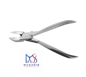 Coupe-ongles à ressort caché, avec verrouillage par vis, finition mate, acier inoxydable, lame droite tranchante de 11,5 cm - Product Image 5