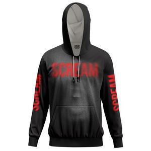 Sweat-shirt à capuche personnalisé pour homme, imprimé dinosaure de dessin animé, sublimation, tricoté en polyester, streetwear printemps - Product Image 2
