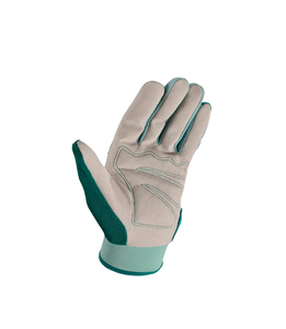Gants de jardinage unisexes en coton robuste à doigts entiers (paume rembourrée, fermeture à cordon) - Utilisation hivernale, logo personnalisé - Product Image 3