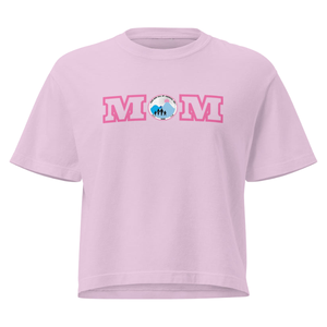 T-shirt rose ample et épais pour femme, motif graphique, coton premium, manches courtes, vêtement décontracté et tendance - Product Image 1