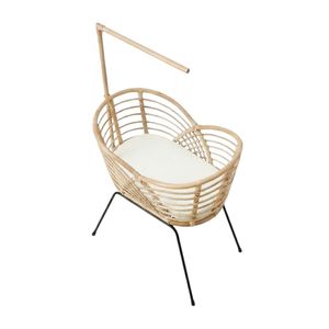 High Quality Rattan Bassinet For Baby Children Furniture Kids Room Wholesale Factory Price Hot Sale Cheap Essential Baby <b>Bed</b> - Product Image 1