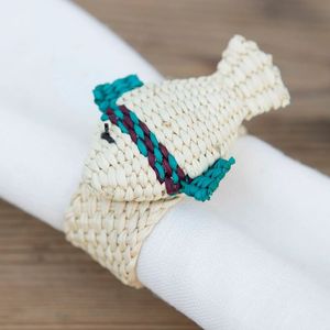 Exquisito Anillo para Servilletas de Ratán con Forma de Pez, Hecho a Mano, Sostenible, Lujoso y Elegante, Juego de Accesorios para Mesa - Product Image 2