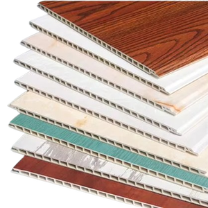 Paneles de Pared de PVC-WPC Duraderos con Patrón de Madera y Piedra Natural, Revestimiento Interior de Lujo para Aplicaciones de Diseño de Interiores - Product Image 1