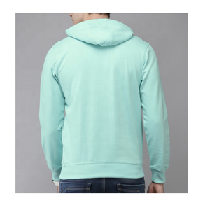 Sweat-shirt à capuche zippé surdimensionné d'usine pour femmes et hommes teint uni pour la saison d'hiver - Product Image 4