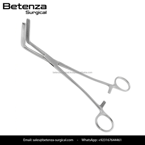 Wertheim Cullen Pedicle <b>Clamp</b> 21.5cm Right Angle Jaw German Stainless Steel Hemostatic Surgical Instrument for Urology Plastic - Product Image 2