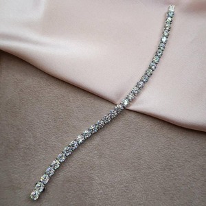 Pulsera Iced Out Drip Cuban Link con Diamantes de Moissanita, Plata 925, Estilo Hip Hop Bling, Proveedor al por Mayor - Product Image 3